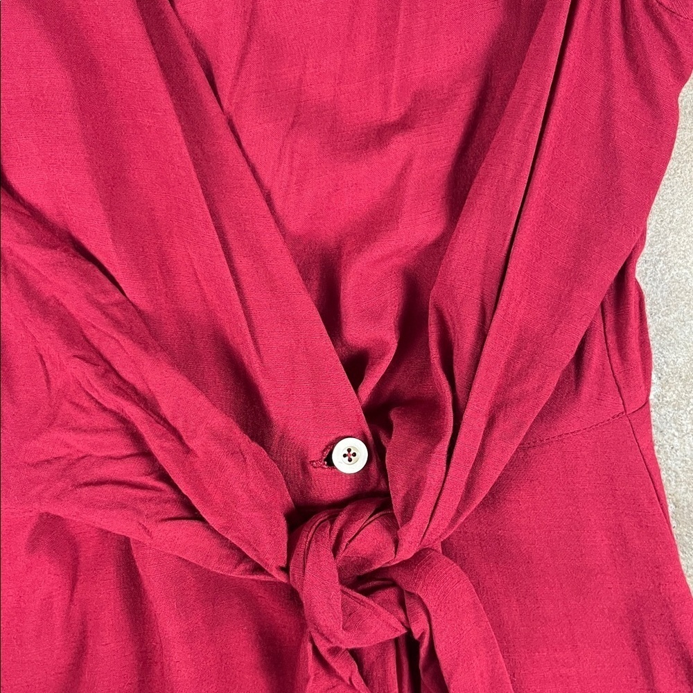 Lusaka Alexis dress in a deep wine colored red NWT
Size: L/ 8 - Picture 4 of 7